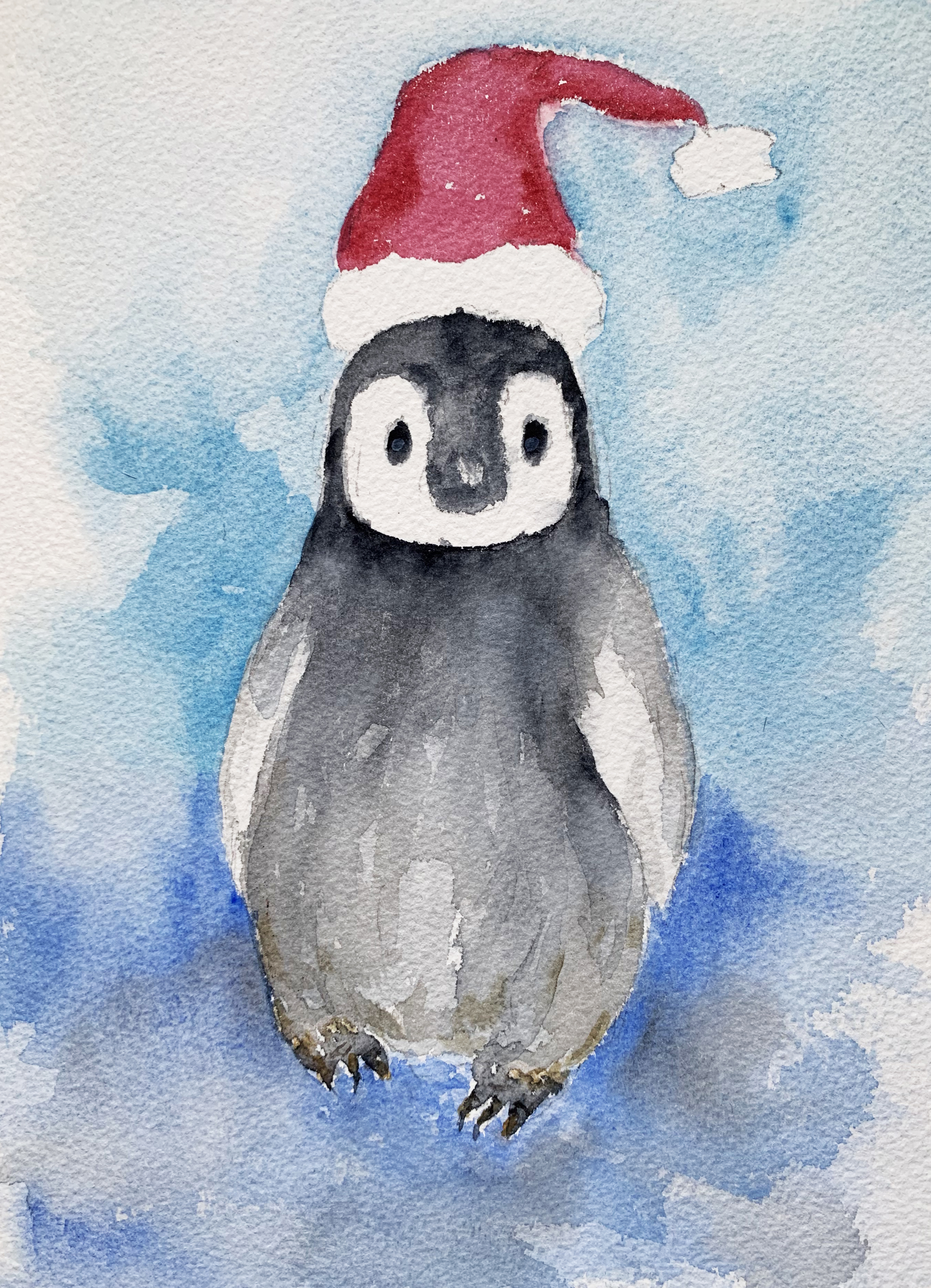 Penguin In The Snow